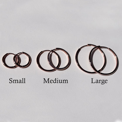 Slim Hoop Earrings
