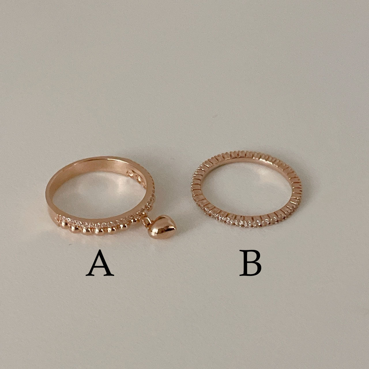 Heart Dangle Ring