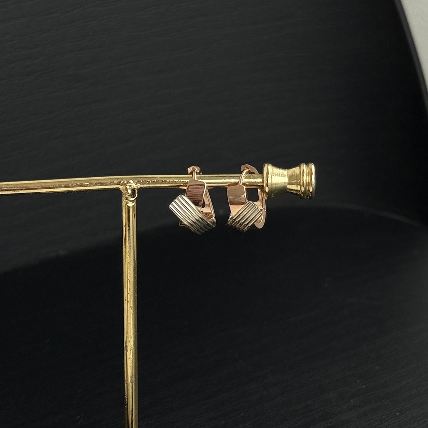 Textured X Earrings