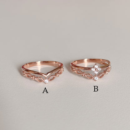 Floral Band Ring