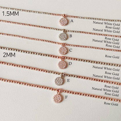 Disc Beaded Bracelet