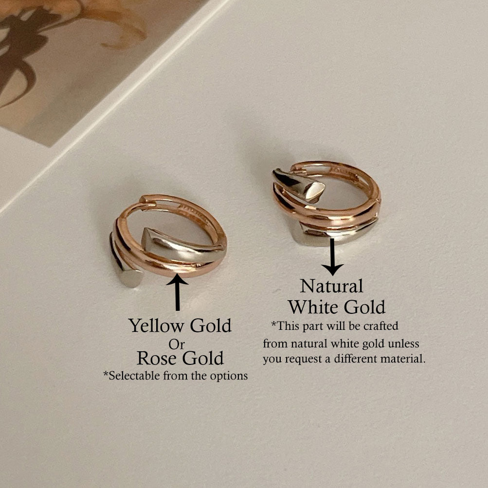 Two Tone Earrings