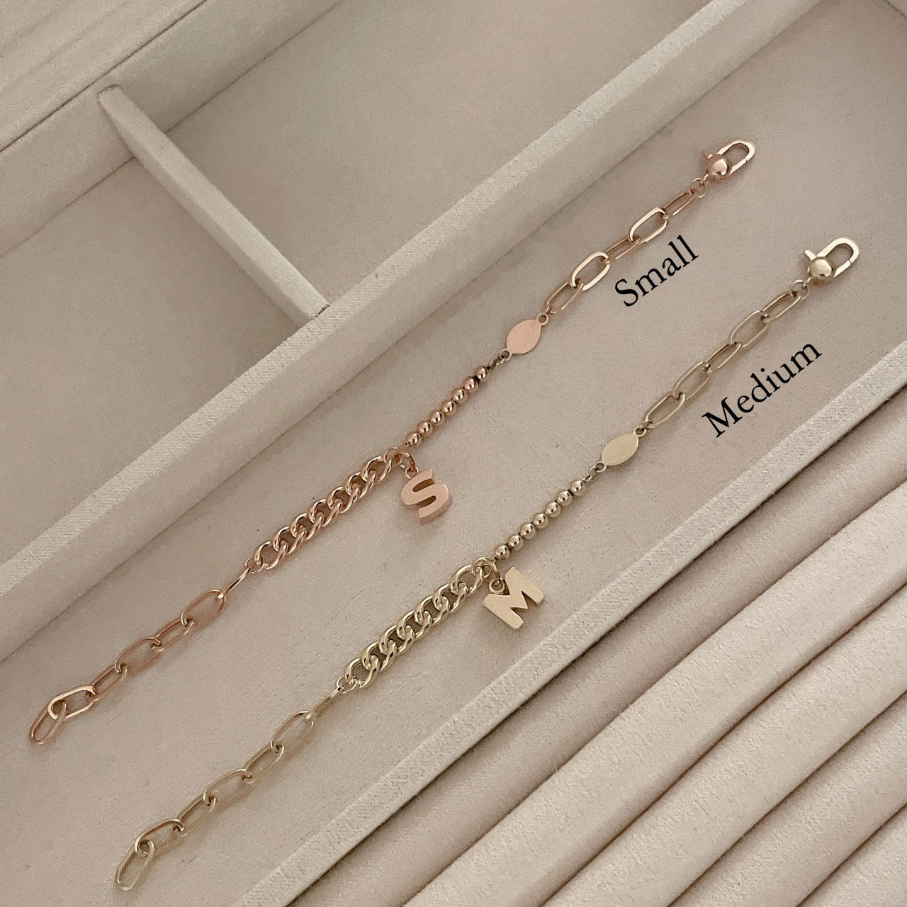 Initial Chain Bracelet