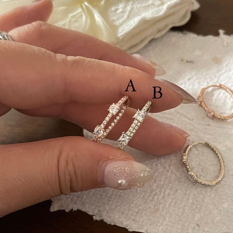 CZ Hoop Earrings