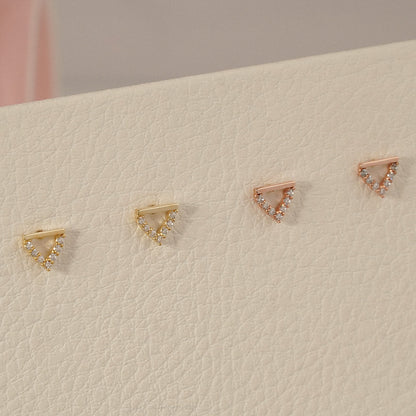 Triangle Stud Earrings