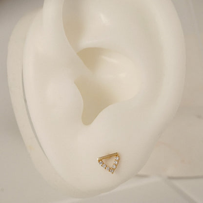 Triangle Stud Earrings