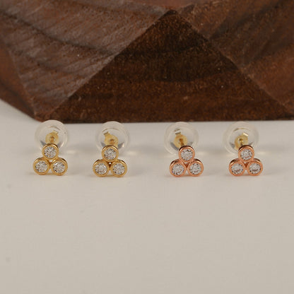 Trinity Stud Earrings