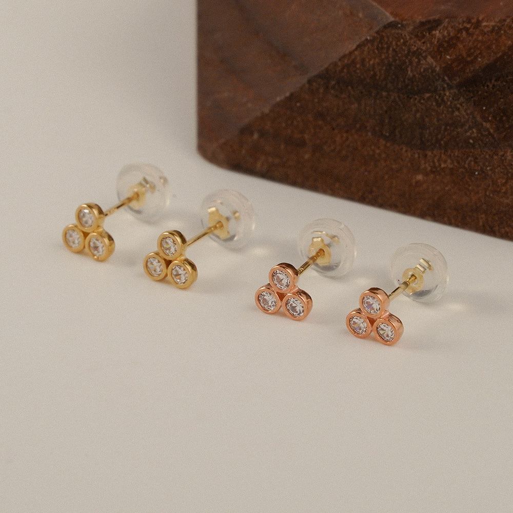 Trinity Stud Earrings