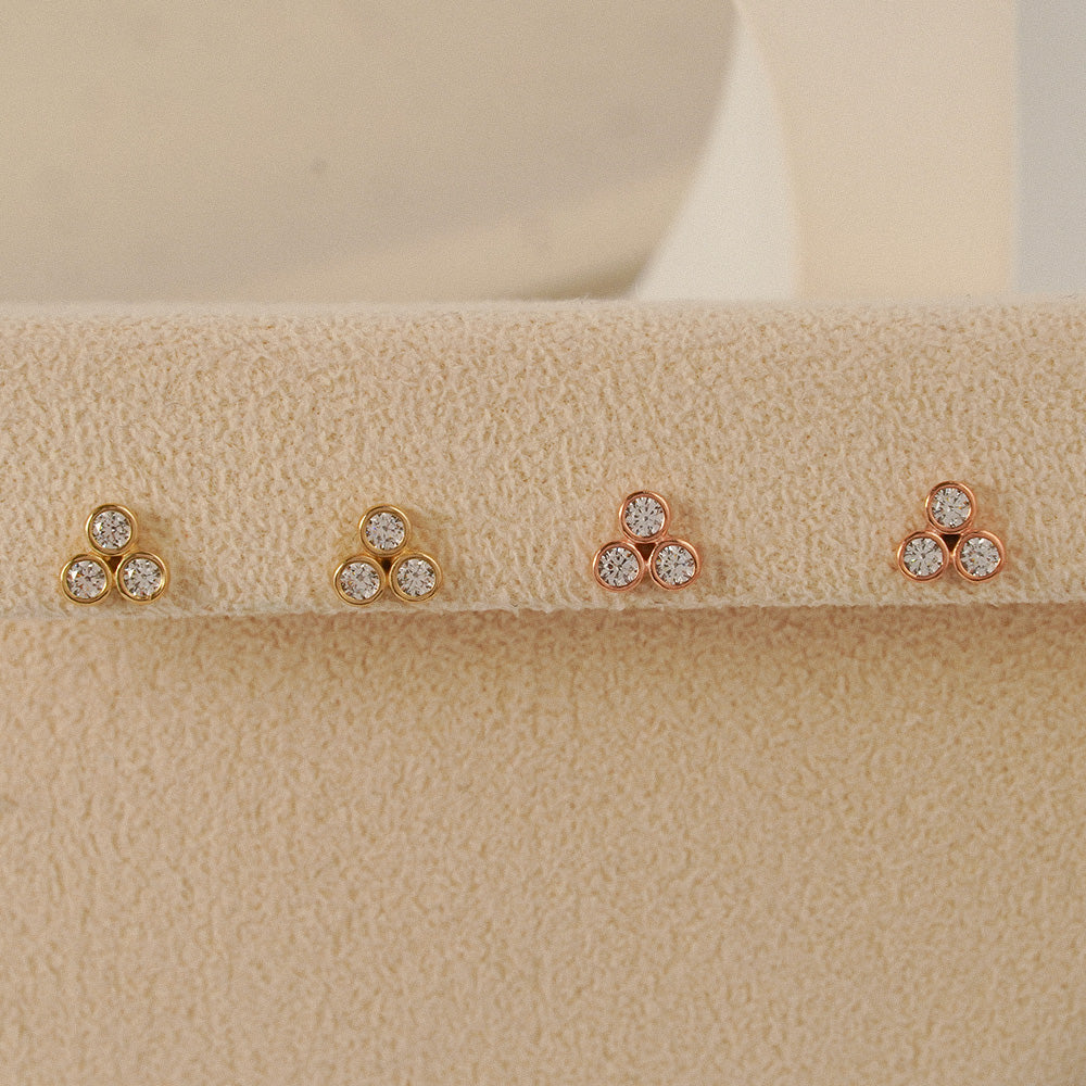 Trinity Stud Earrings