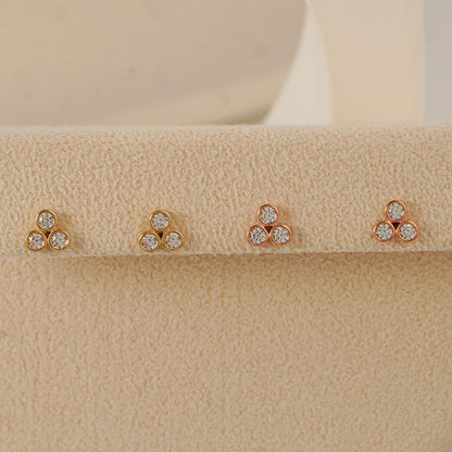 Trinity Stud Earrings