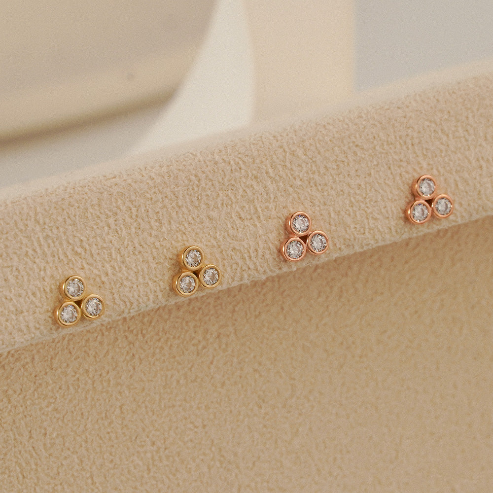 Trinity Stud Earrings
