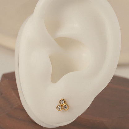 Trinity Stud Earrings