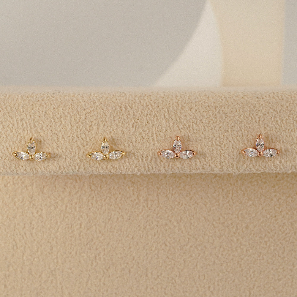 Marquise Stud Earrings