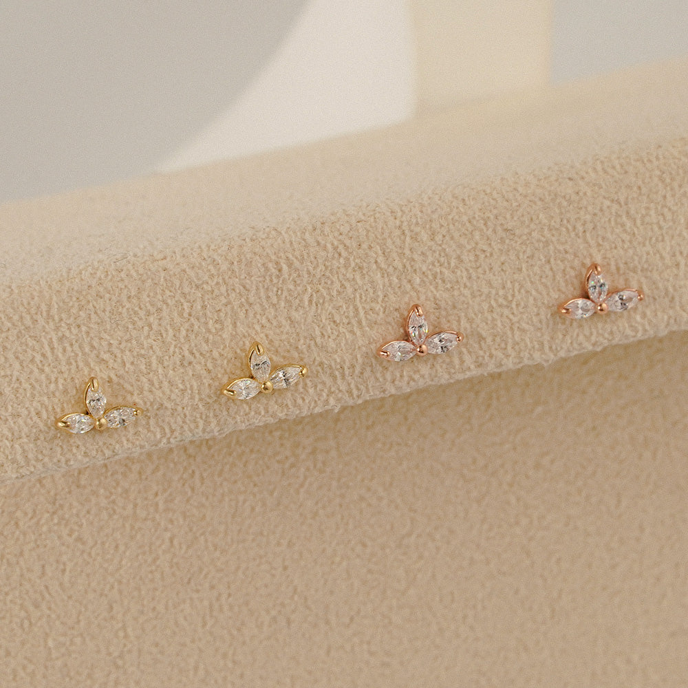 Marquise Stud Earrings