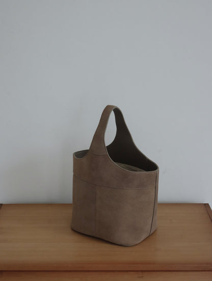 Suede Bucket Bag