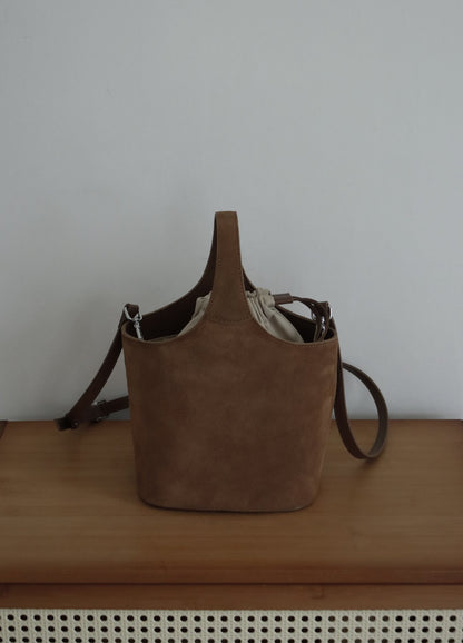 Suede Bucket Bag