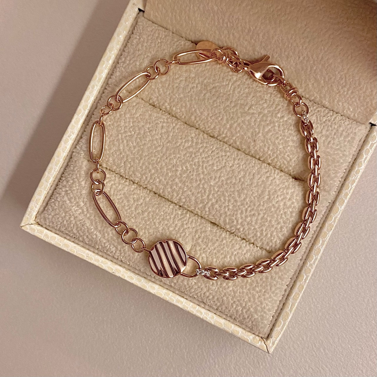 Wave Coin Bracelet