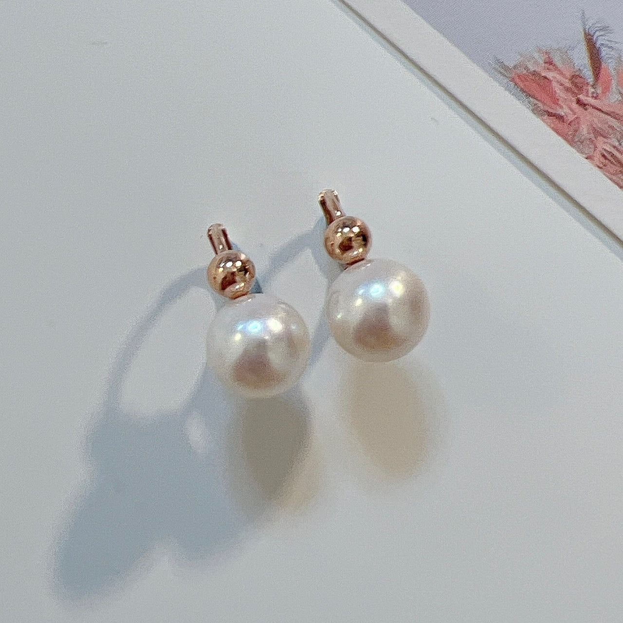 Point Pearl Earrings