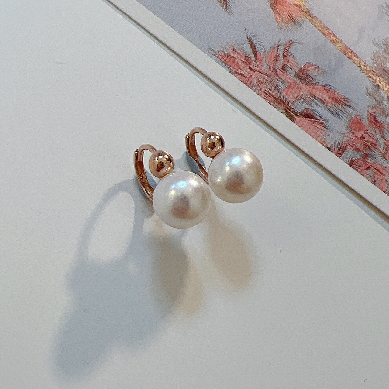 Point Pearl Earrings