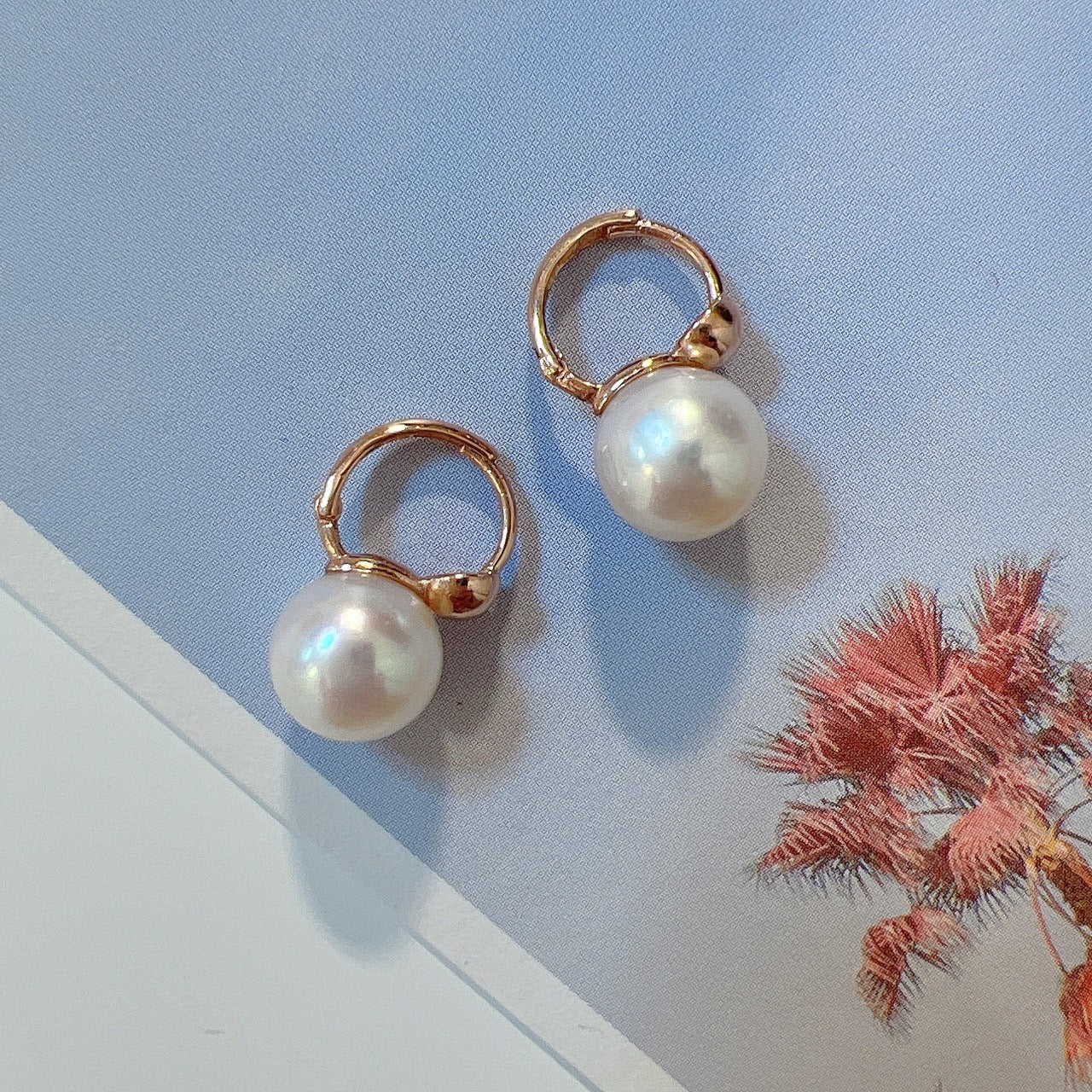 Point Pearl Earrings