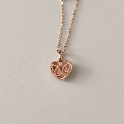 Ribbon Heart Necklace