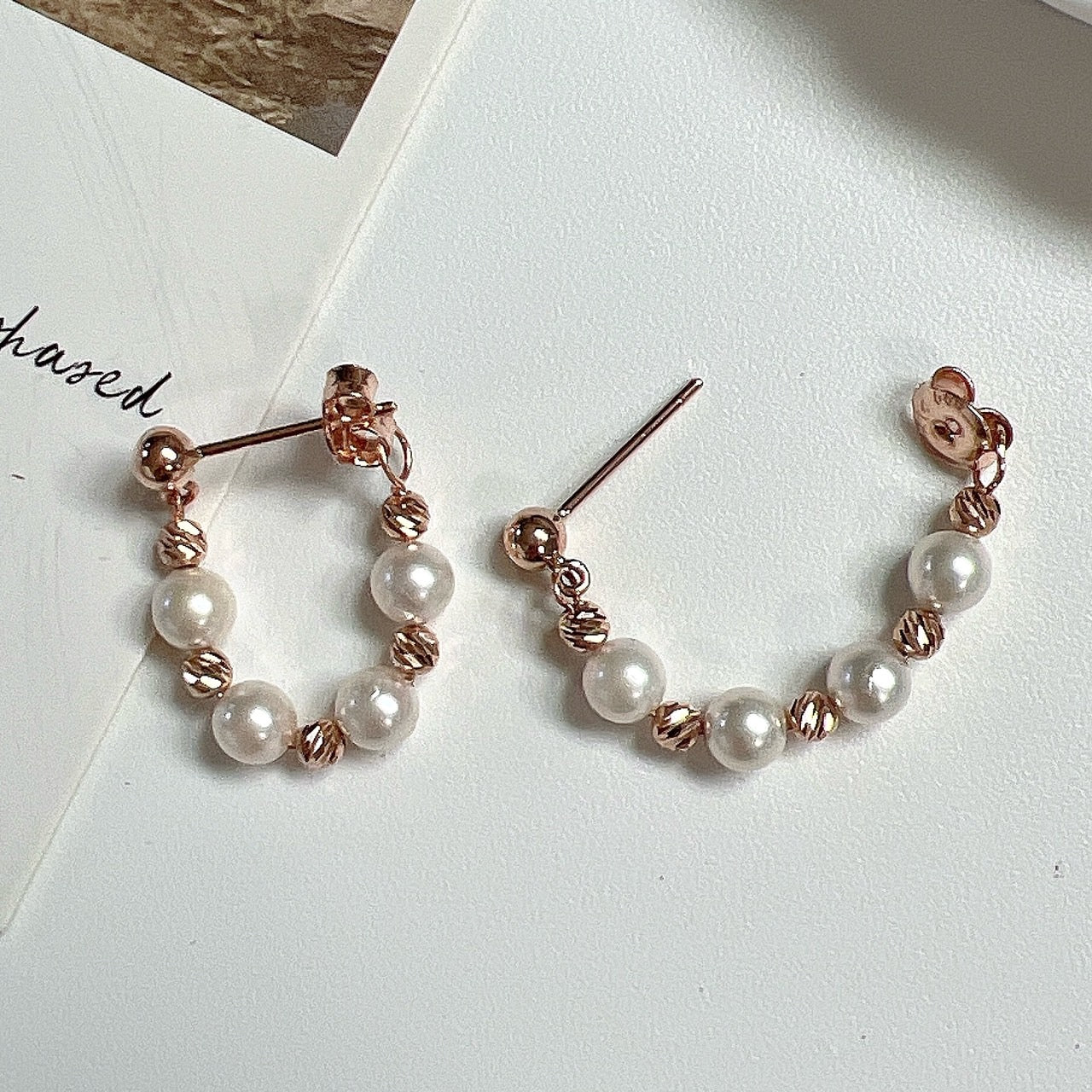 Pearl Holly Earrings