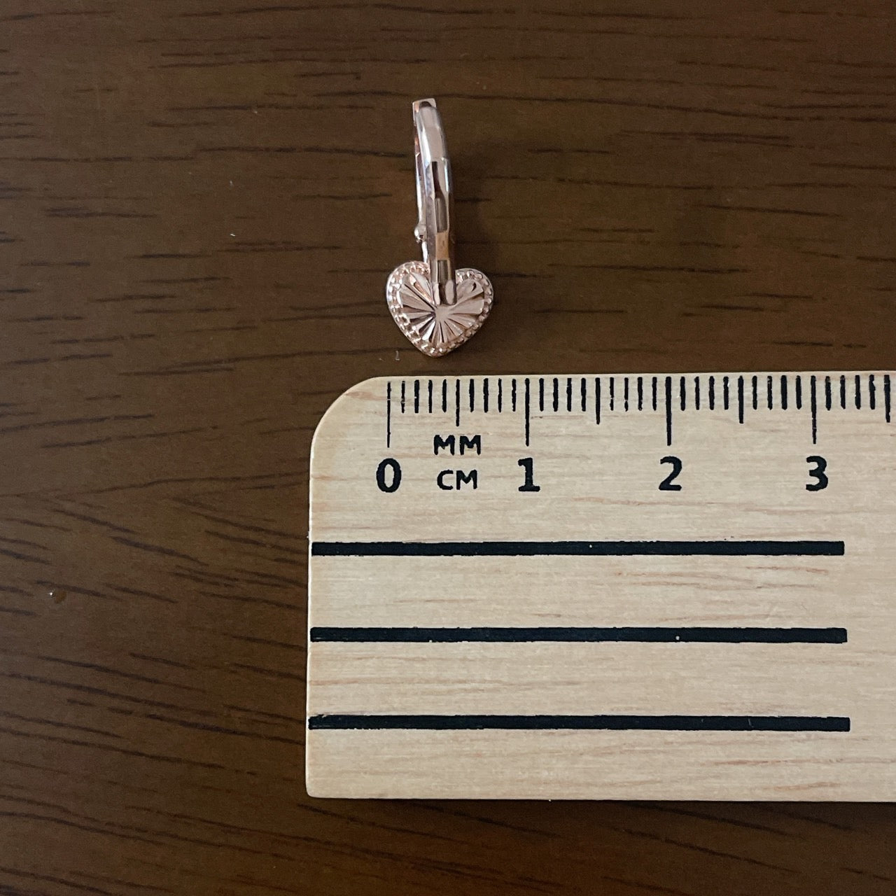 Heart Huggie Earrings
