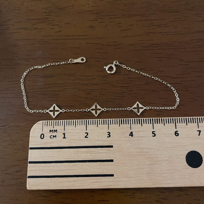 Rhombus Chain Bracelet