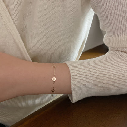 Rhombus Chain Bracelet