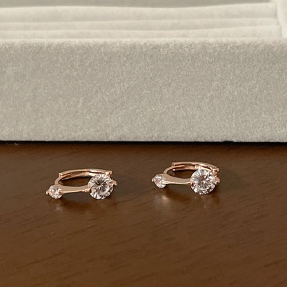 Double Point Hoop Earrings
