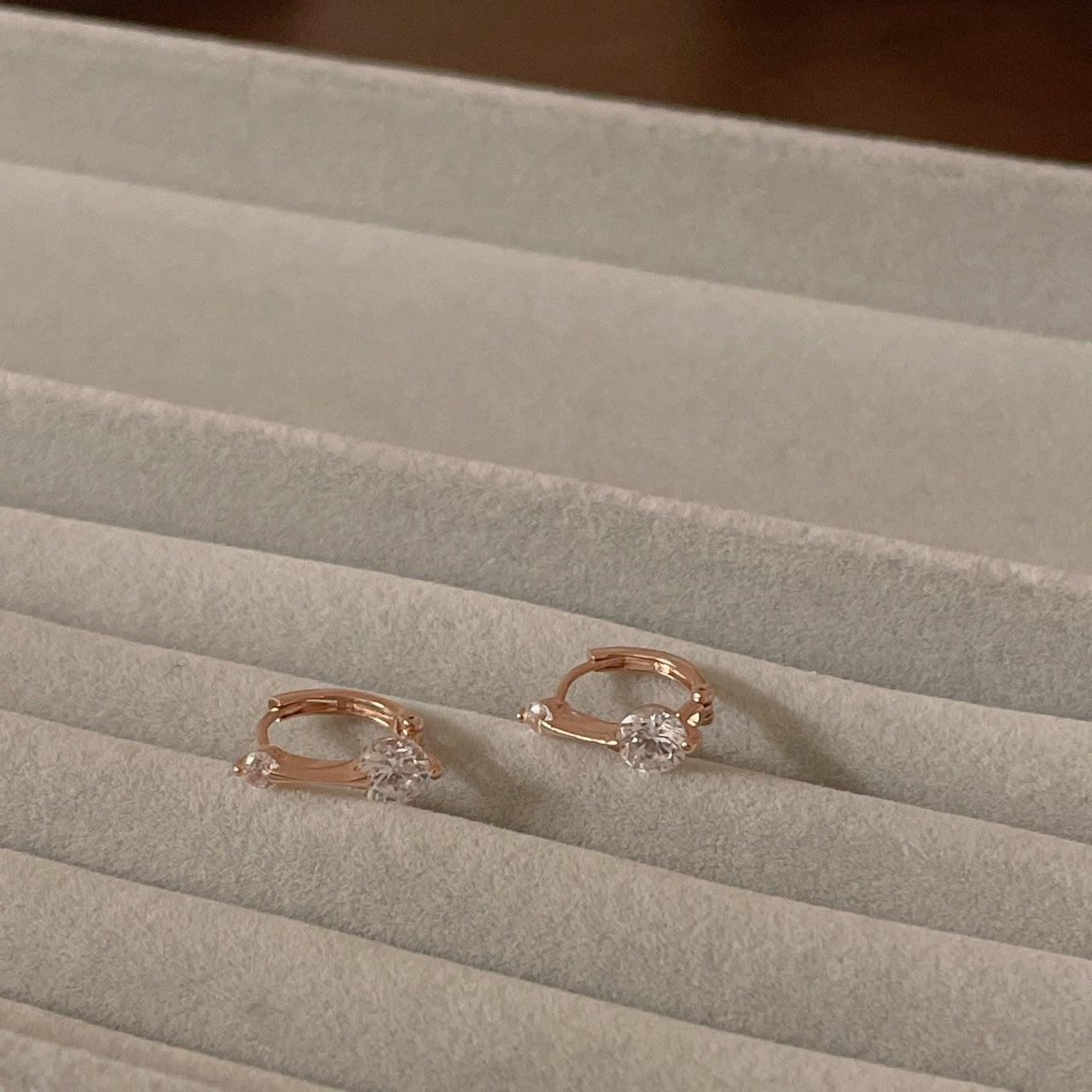 Double Point Hoop Earrings
