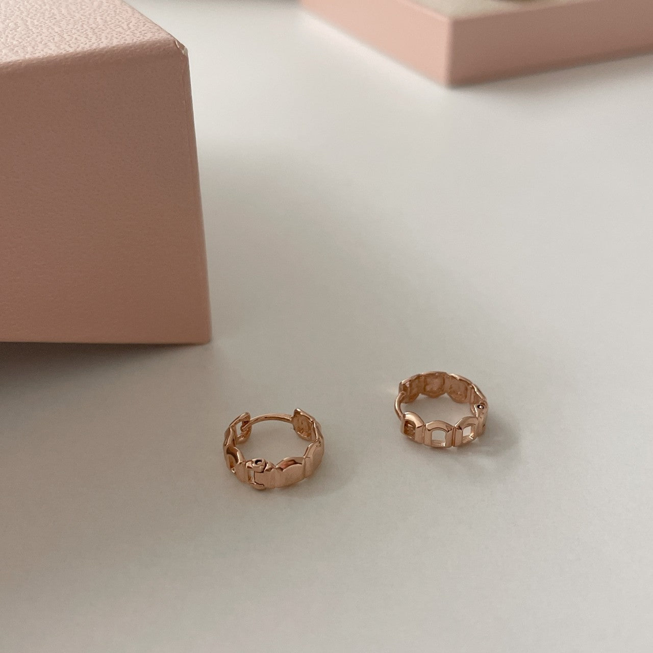 Square Link Earrings
