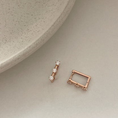 Rectangular Hoop Earrings