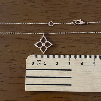 Diamond Flower Necklace