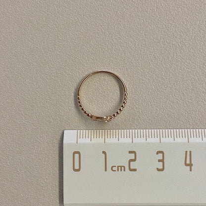 Moon and Star Ring