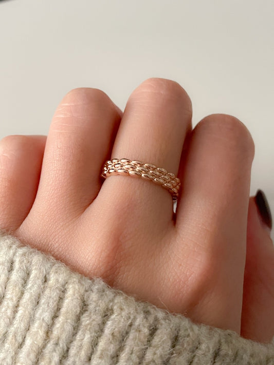 Layered Rope Ring