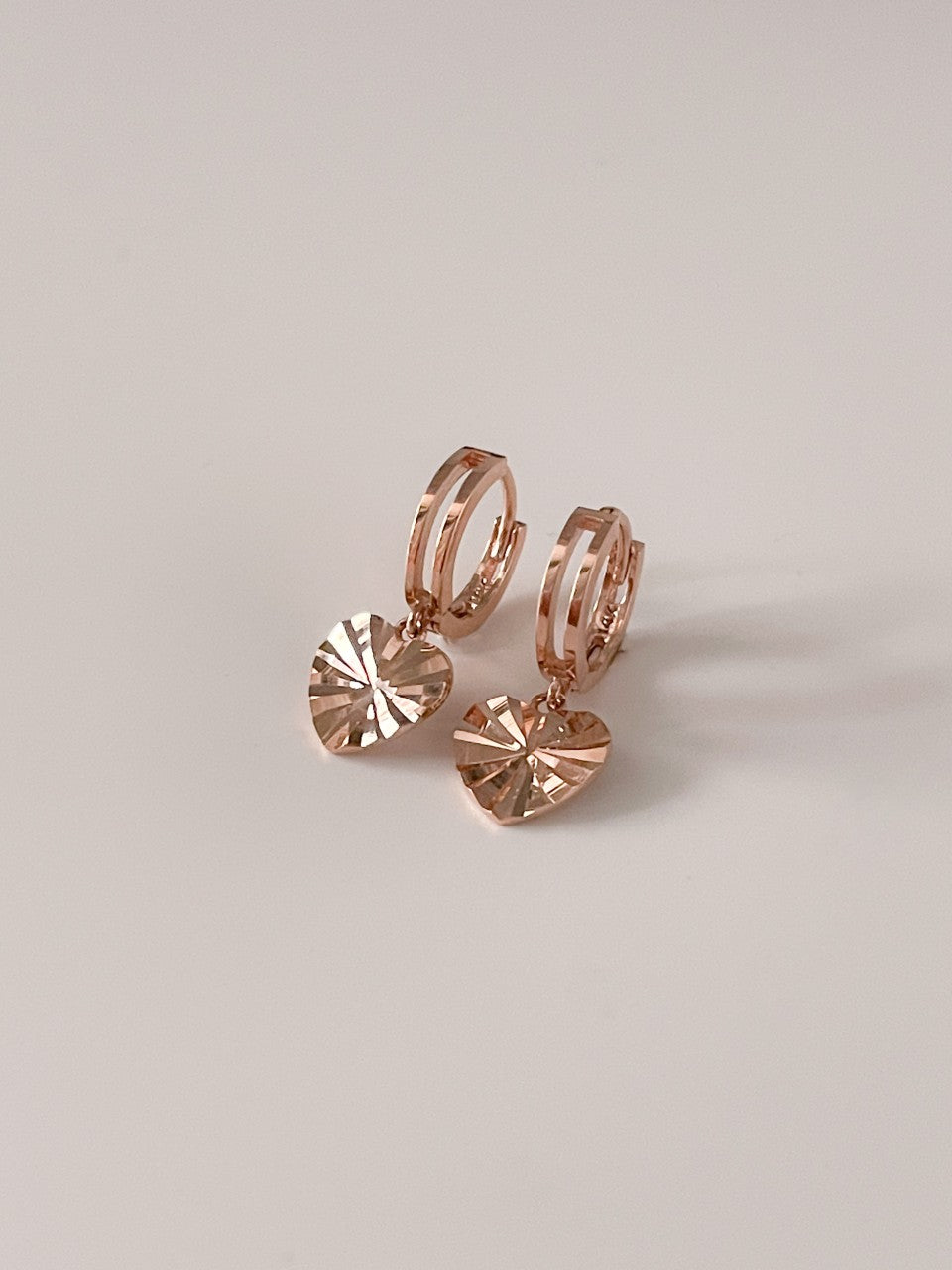 Heart Drop Earrings