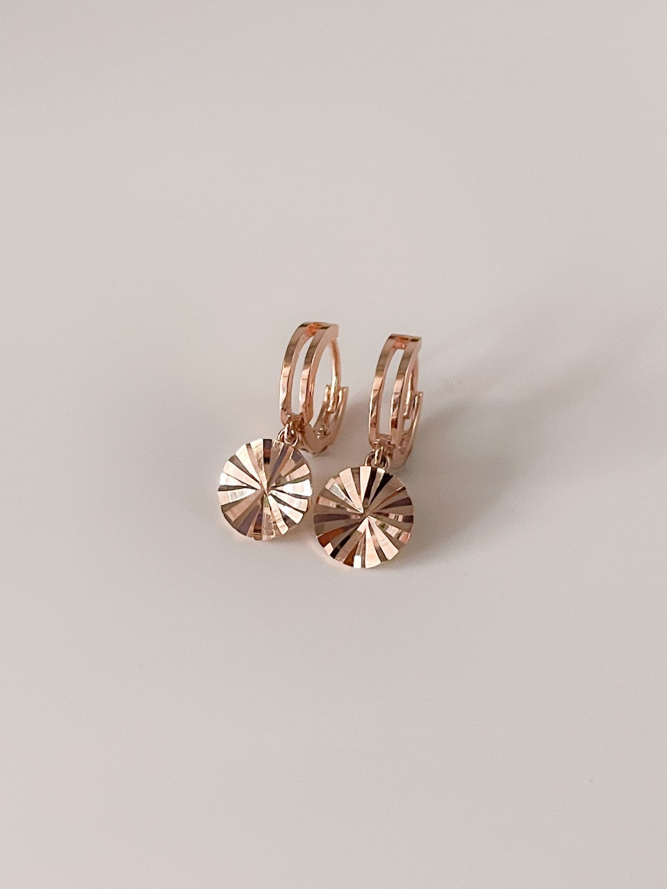 Round Disk Earring