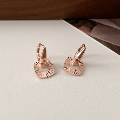 Open Square Drop Earrings