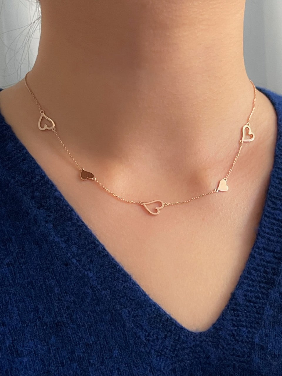 Heart Station Necklace