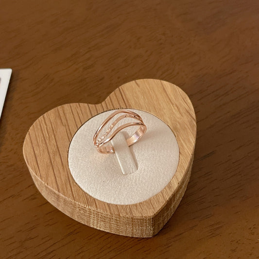 Triple Line Ring