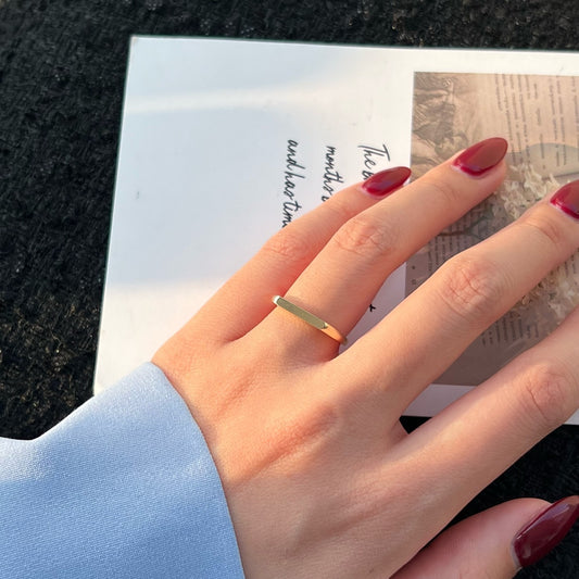 Rectangle Signet ring
