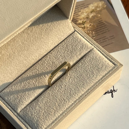 Rectangle Signet ring