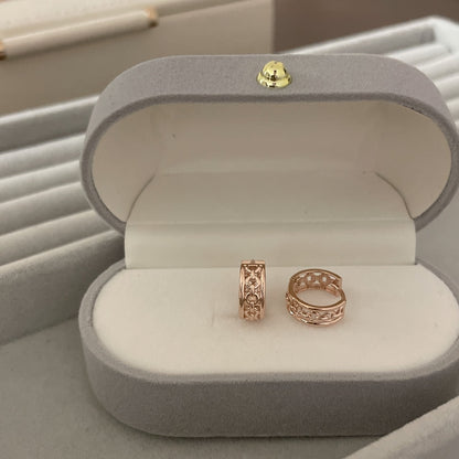 round Hoop Earrings