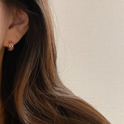 round Hoop Earrings