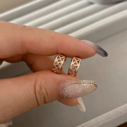 round Hoop Earrings