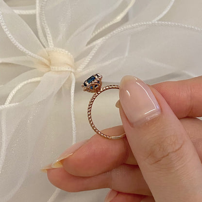 Blue Topaz Ring
