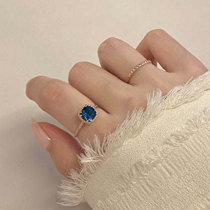 Blue Topaz Ring