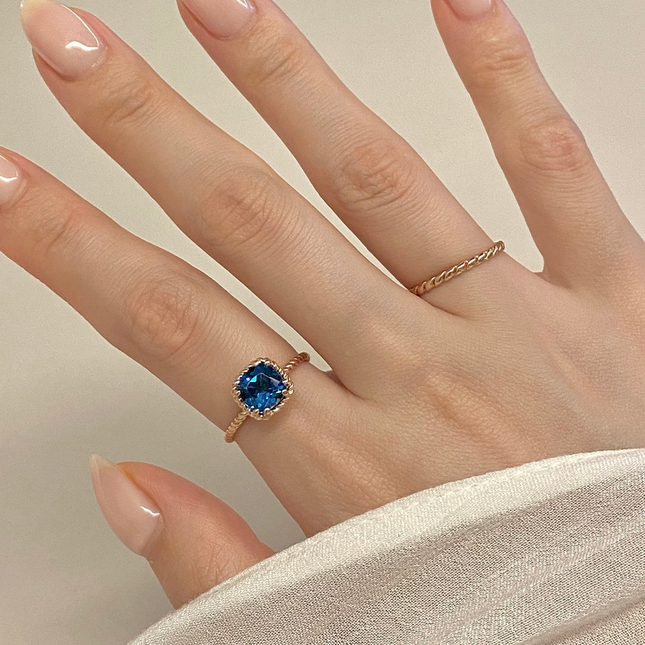 Blue Topaz Ring
