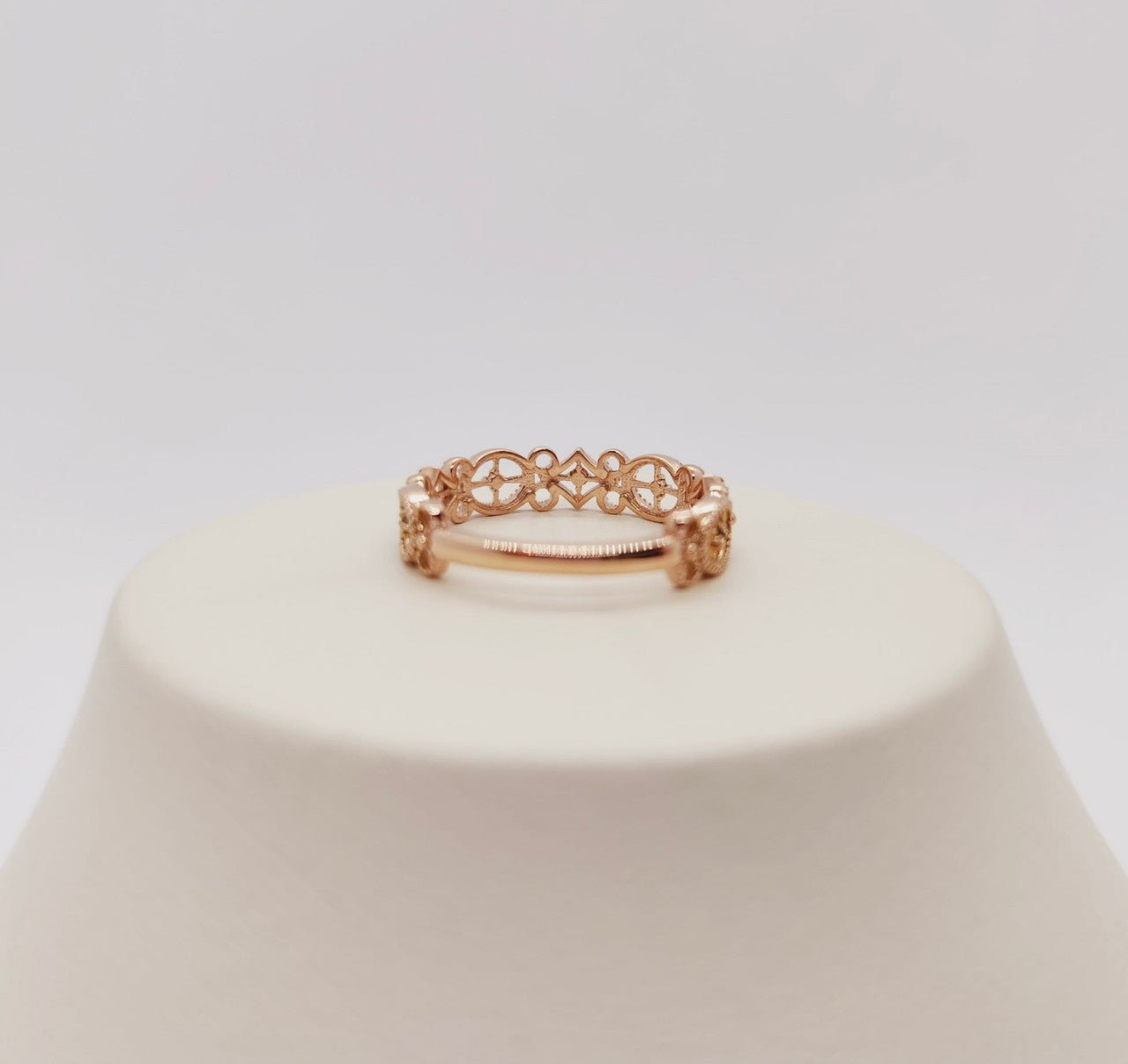 Blue Diamond Lace Ring